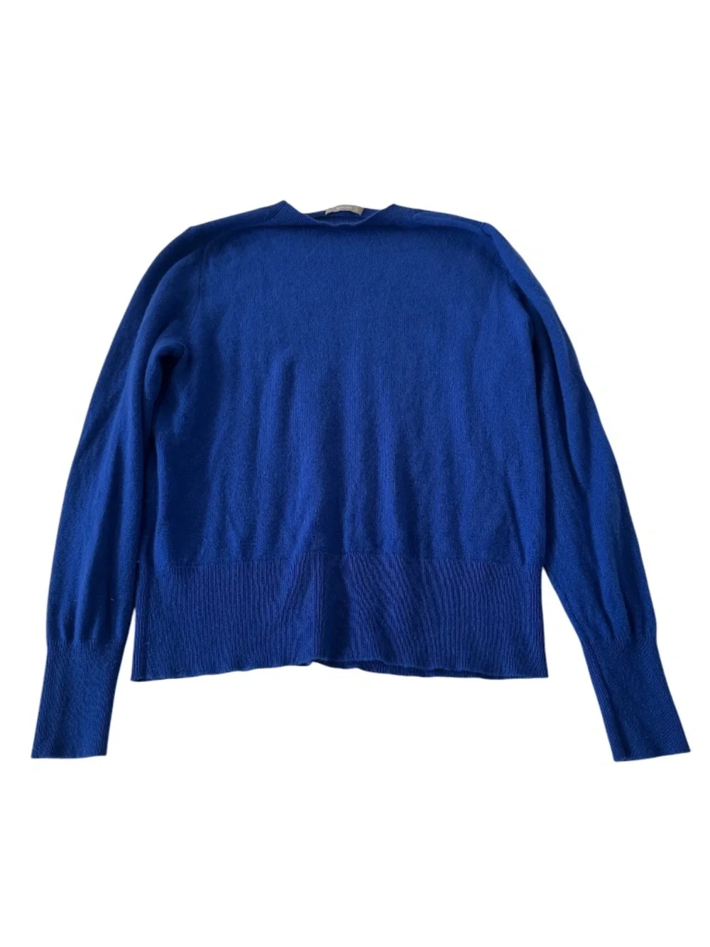J.Crew Cashmere Classic Fit Crewneck Sweater Blue